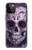 W3582 Purple Sugar Skull Hard Case and Leather Flip Case For iPhone 12 Pro Max