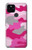 W2525 Pink Camo Camouflage Hard Case and Leather Flip Case For Google Pixel 5