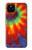 W2985 Colorful Tie Dye Texture Hard Case and Leather Flip Case For Google Pixel 5