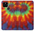 W2985 Colorful Tie Dye Texture Hard Case and Leather Flip Case For Google Pixel 5