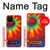 W2985 Colorful Tie Dye Texture Hard Case and Leather Flip Case For Google Pixel 5