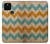 W3033 Vintage Wood Chevron Graphic Printed Hard Case and Leather Flip Case For Google Pixel 5