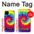 W2884 Tie Dye Swirl Color Hard Case and Leather Flip Case For Google Pixel 4a 5G