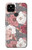 W3716 Rose Floral Pattern Hard Case and Leather Flip Case For Google Pixel 4a 5G