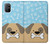 W2669 Cute Dog Paws Bones Cartoon Hard Case and Leather Flip Case For OnePlus 8T