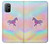 W3203 Rainbow Unicorn Hard Case and Leather Flip Case For OnePlus 8T