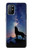 W3555 Wolf Howling Million Star Hard Case and Leather Flip Case For OnePlus 8T