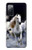 W0246 White Horse Hard Case and Leather Flip Case For Samsung Galaxy S20 FE