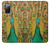 W0513 Peacock Hard Case and Leather Flip Case For Samsung Galaxy S20 FE