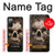 W0552 Skull Hard Case and Leather Flip Case For Samsung Galaxy S20 FE