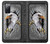 W0855 Eagle Metal Hard Case and Leather Flip Case For Samsung Galaxy S20 FE