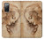 W1045 Leonardo da Vinci Woman's Head Hard Case and Leather Flip Case For Samsung Galaxy S20 FE