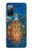 W1249 Blue Sea Turtle Hard Case and Leather Flip Case For Samsung Galaxy S20 FE