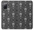 W2371 Skull Vintage Monochrome Pattern Hard Case and Leather Flip Case For Samsung Galaxy S20 FE