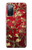 W2414 Red Blossoming Almond Tree Van Gogh Hard Case and Leather Flip Case For Samsung Galaxy S20 FE