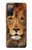 W2870 Lion King of Beasts Hard Case and Leather Flip Case For Samsung Galaxy S20 FE