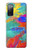 W2942 Brush Stroke Painting Hard Case and Leather Flip Case For Samsung Galaxy S20 FE