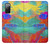 W2942 Brush Stroke Painting Hard Case and Leather Flip Case For Samsung Galaxy S20 FE