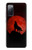 W2955 Wolf Howling Red Moon Hard Case and Leather Flip Case For Samsung Galaxy S20 FE