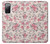 W3095 Vintage Rose Pattern Hard Case and Leather Flip Case For Samsung Galaxy S20 FE