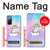 W3256 Cute Unicorn Cartoon Hard Case and Leather Flip Case For Samsung Galaxy S20 FE