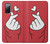 W3701 Mini Heart Love Sign Hard Case and Leather Flip Case For Samsung Galaxy S20 FE