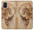 W1045 Leonardo da Vinci Woman's Head Hard Case and Leather Flip Case For Samsung Galaxy M51