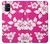 W2246 Hawaiian Hibiscus Pink Pattern Hard Case and Leather Flip Case For Samsung Galaxy M51