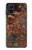 W2714 Rust Steel Texture Graphic Printed Hard Case and Leather Flip Case For Samsung Galaxy M51