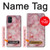 W2843 Pink Marble Texture Hard Case and Leather Flip Case For Samsung Galaxy M51