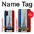 W2859 Vintage France Flag Eiffel Tower Hard Case and Leather Flip Case For Samsung Galaxy M51