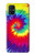 W2884 Tie Dye Swirl Color Hard Case and Leather Flip Case For Samsung Galaxy M51