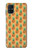 W3258 Pineapple Pattern Hard Case and Leather Flip Case For Samsung Galaxy M51