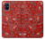 W3354 Red Classic Bandana Hard Case and Leather Flip Case For Samsung Galaxy M51