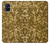 W3388 Gold Glitter Graphic Print Hard Case and Leather Flip Case For Samsung Galaxy M51