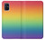 W3698 LGBT Gradient Pride Flag Hard Case and Leather Flip Case For Samsung Galaxy M51