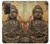 W0344 Buddha Rock Carving Hard Case For Samsung Galaxy Z Fold2 5G