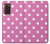 W2358 Pink Polka Dots Hard Case For Samsung Galaxy Z Fold2 5G