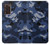 W2959 Navy Blue Camo Camouflage Hard Case For Samsung Galaxy Z Fold2 5G