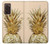 W3490 Gold Pineapple Hard Case For Samsung Galaxy Z Fold2 5G