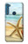 W1117 Starfish on the Beach Hard Case and Leather Flip Case For Motorola One Fusion+