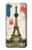 W2108 Eiffel Tower Paris Postcard Hard Case and Leather Flip Case For Motorola One Fusion+