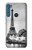 W2350 Old Paris Eiffel Tower Hard Case and Leather Flip Case For Motorola One Fusion+