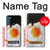 W2695 Fried Egg Hard Case and Leather Flip Case For Motorola One Fusion+