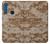 W2939 Desert Digital Camo Camouflage Hard Case and Leather Flip Case For Motorola One Fusion+