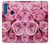 W2943 Pink Rose Hard Case and Leather Flip Case For Motorola One Fusion+