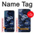 W2959 Navy Blue Camo Camouflage Hard Case and Leather Flip Case For Motorola One Fusion+