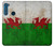 W2976 Wales Football Soccer Flag Hard Case and Leather Flip Case For Motorola One Fusion+