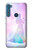 W2992 Princess Pastel Silhouette Hard Case and Leather Flip Case For Motorola One Fusion+