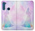 W2992 Princess Pastel Silhouette Hard Case and Leather Flip Case For Motorola One Fusion+